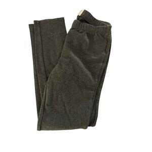 Gap grey terry lined leggings size 8